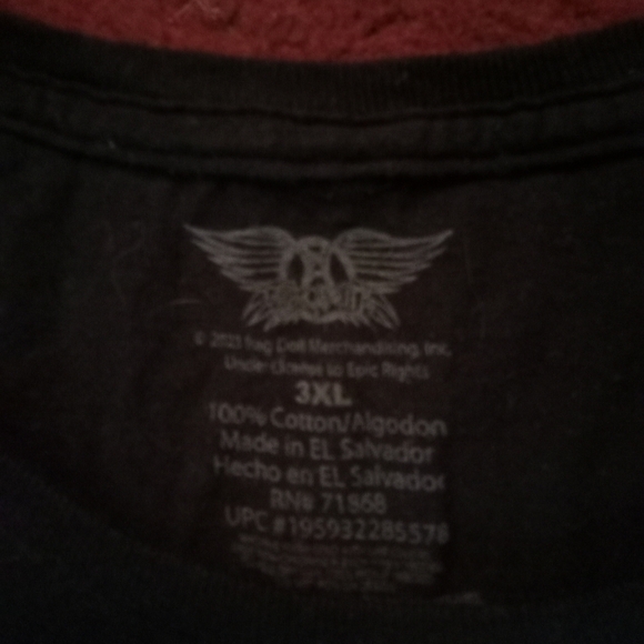 🤠Aerosmith 1977 Tour Concert T Shirt Men's Size XXXL From 2023 Rag Doll Merch - Picture 3 of 4